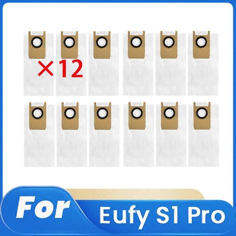 Lot de 12 sacs à poussière pour balayeuse S1 Pro (1/5)
