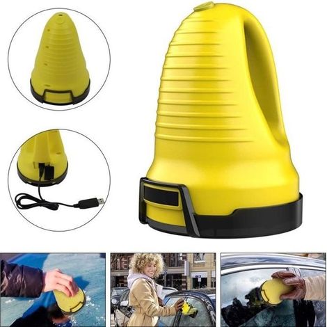 Elektrischer Eiskratzer, Enteisungsgerät, Schneepflug für Windschutzscheiben, Autofenster-Enteisungsgerät, USB-Ladegerät, Winterauto-Reiniger