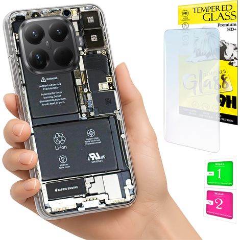Funda para Xiaomi 15T Pro con cubierta trasera y cristal 9H (1/5)