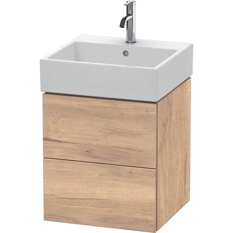 Duravit L-Cube bâti-support lavabo suspendu, 2 tiroirs,