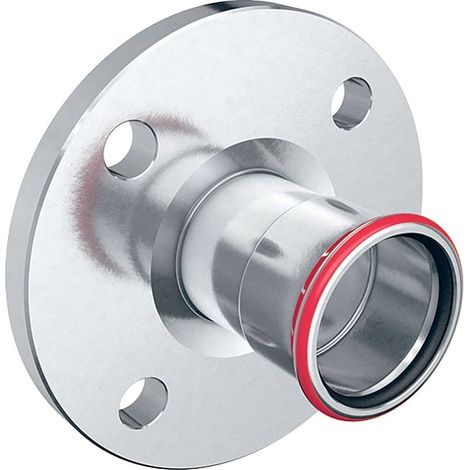 Geberit Mapress C-Stahl Flansch 6 bar, mit Pressmuffe Außendurchmesser 76,1mm, DN 65 (1/5)