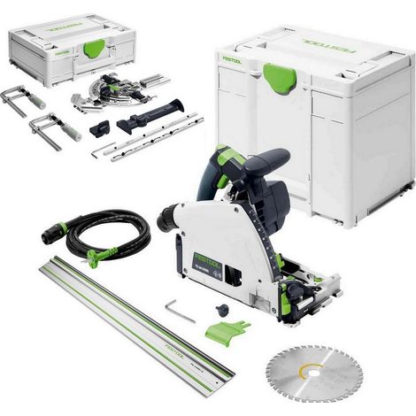Festool Tauchsäge TS 60 KEBQ-Plus Führungsschienen FS1400/2 Zubehör Set FS-SYS/2 (1/5)