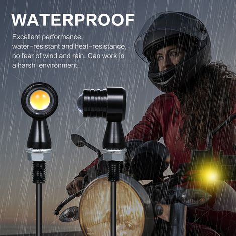Mini clignotants LED Vintage pour moto, indicateur lumineux (1/5)
