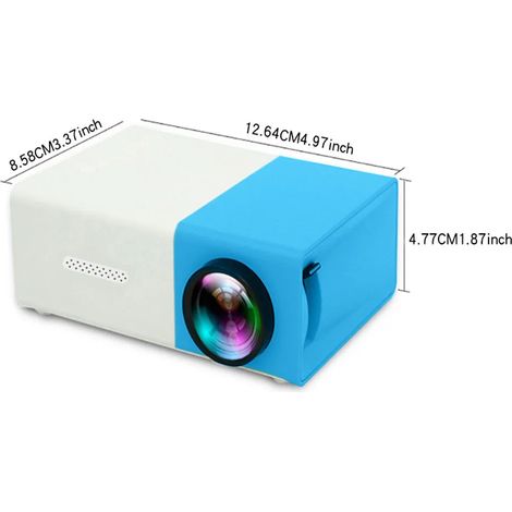 (Norme européenne bleu et blanc) Projecteur, projection haute définition, gain de place. (1/5)