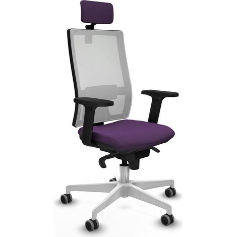 piqueras-y-crespo Sedia da ufficio moderna viola confortevole
