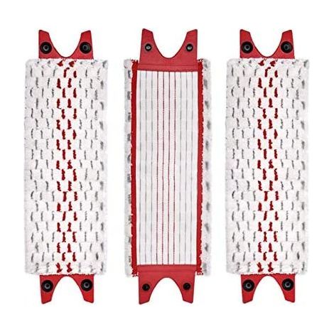 3 PièCes SéRies pour Ensemble de Remplacement de Vadrouille Vileda UltraMax, TêTe de Vadrouille de PulvéRisation, Chiffon de Vadrouille Plat (1/4)