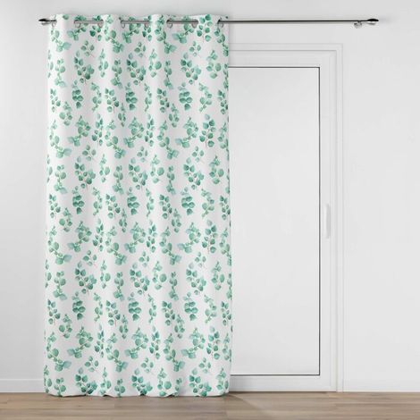 Rideau a oeillets 140 x 280 cm polyester imprimé Leandre (1/3)
