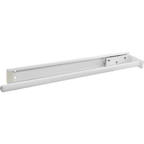 Porte-torchons Extensible à 1 Bras pour la Cuisine, ET 448 mm en Aluminium, Longueur 448 mm
