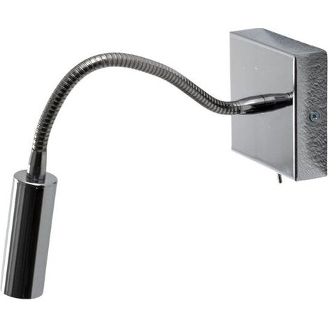 [NEUWERTIG] B-Ware Argon Wandlampe Leuchte Ojos Leselampe chrom höhenverstellbar G9 33 cm (1/2)