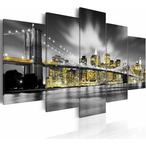 Tableau nyc yeux en ambre - 200 x 100 cm (1/4)