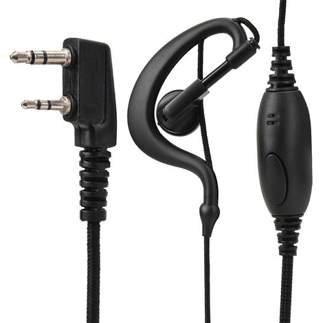 K Head Funk-Headset mit PTT-Taste (schwarz) (1/5)