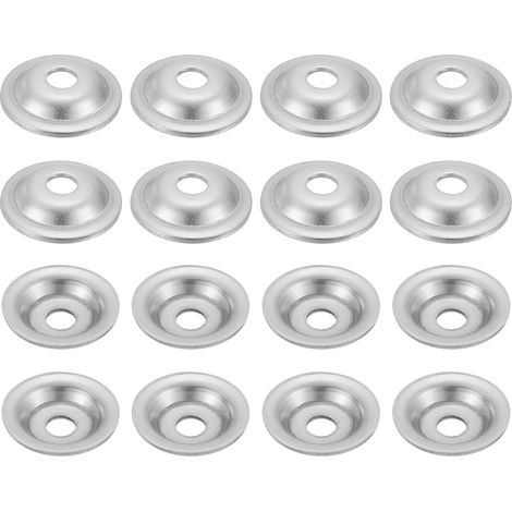 16 Pcs M6 Rondelles Inox 1.5x26mm Acier Inoxydable 304 Rondelle d'Arbre pour Meuleuse d'Établi, Polisseuse à Brosse Métallique, Argenté (1/5)