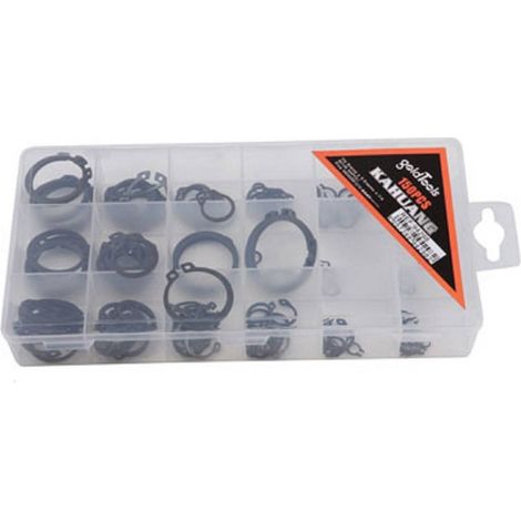 TrAdE Shop Traesio - Anelli Seeger 150 Pz Pezzi Da 3 A 32 Mm Anelli D'arresto Anello Per Alberi -