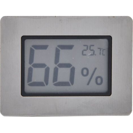 Thermomètre Hygromètre Électronique LCD Intégré pour Humidor Guitare Cave à Vin (1/5)