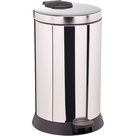Poubelle Magic 20l inox brillant - ROSSIGNOL