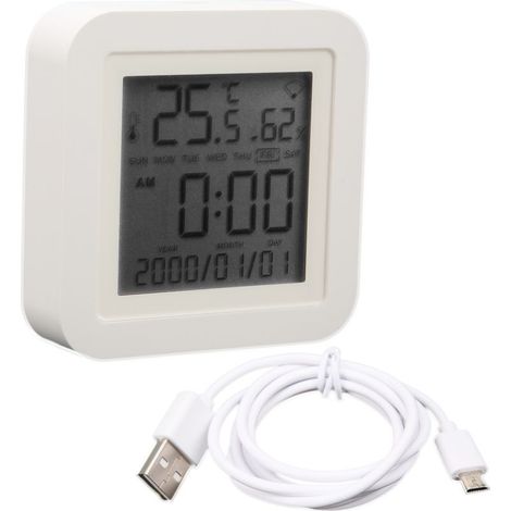 TH06 WIFI thermometer smart hygrometer sensor digital temperature moisture meter for interior (1/5)
