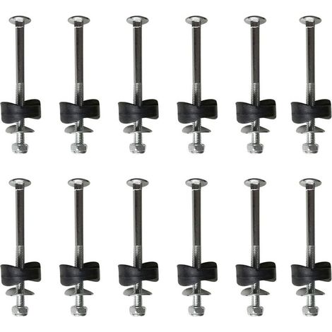 Lot de 12 entretoises de trampoline avec vis pour fixer le trampoline - Accessoires de rechange pour trampoline (1/5)