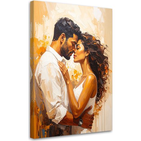 Quadro su tela, Coppia innamorata - 70x100 (1/2)