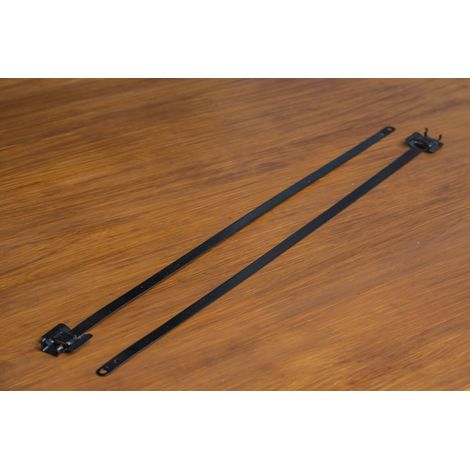 Serre-câble RS PRO Métallique en Acier Inoxydable 316, 450mm x 10 mm ( Prix pour Sachet de 100 ) (1/2)