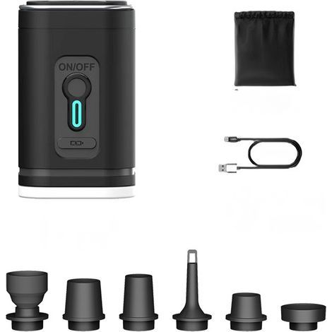 Electric air pump, mini portable multifunctional battery-powered air pump, suitable for air mattresses. (1/5)