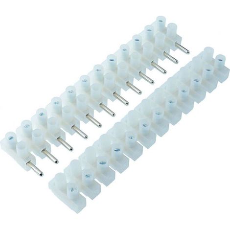 Connecteur électrique enfichable pour bornier 12 pôles et prise 6 A