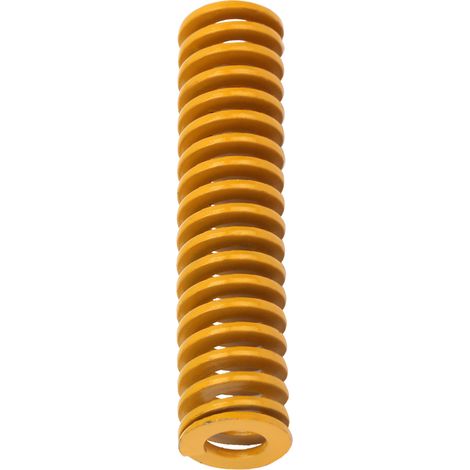 2 Stück, Außendurchmesser 12 mm, Innendurchmesser 6 mm, sehr leichte Formfeder, gelb (TF12  40 mm) (1/5)