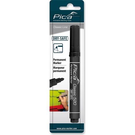 Marqueur pica classic 520 permanent ogive noir PICA - 52046