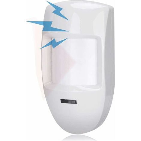 Détecteur de mouvement PIR double filaire 12V – Alarme infrarouge haute sensibilité – Pour sécurité magasins, maisons, bureaux, usines (1/4)
