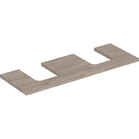 Placa de lavabo Geberit ONE, doble recorte, para lavabo de