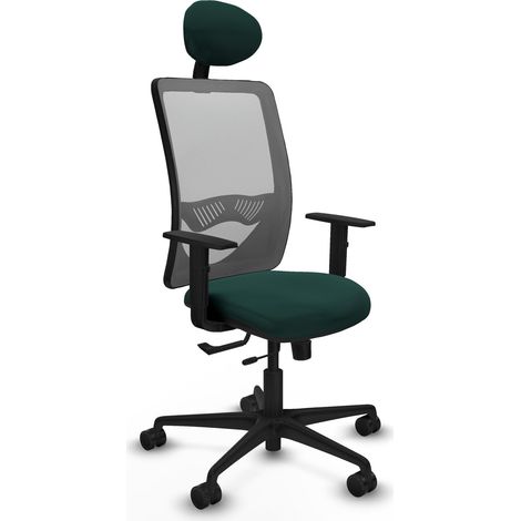 Chaise de bureau piqueras y crespo Zulema noir mousse haute densité (1/2)