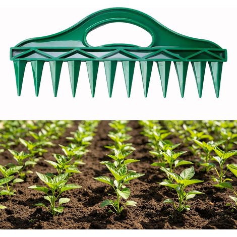 Distributeur de Graines Plantation 12 Cavités, Plantoir Semis pour Jardin Potager, Outil Précis d'Espacement pour Les Semis en Carrés Surélevés, Pots de Fleurs, Légumes et Parterres (1/5)