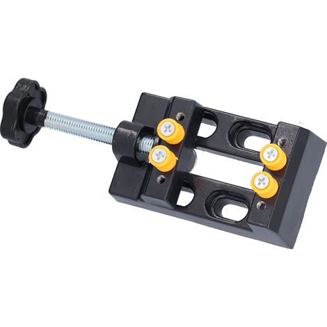 Mini étau de table, fixation efficace, utilisation manuelle, compact, pratique, installation facile, mini étau de perceuse à colonne (1/5)