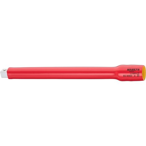 Hazet Verlängerung, schutzisoliert, Vierkant hohl 12,5 mm (1/2), Vierkant massiv 12,5 mm (1/2), Art.Nr. 918KV-10 (1/5)