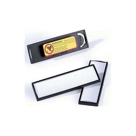 DURABLE  CLIP CARD con magnete  alt x largh 17 x 67 mm  nero 