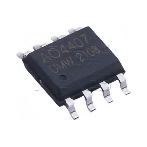 UMW AO4407A SOIC-8 P-Kanal 30V 12A SMD MOSFET Chip elektronisches Bauteil, 5 Stück.