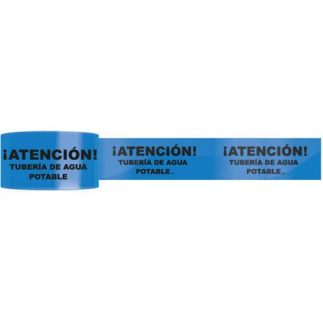 Cinta soterramiento ¡Atención Tubería de agua potable 15 cm x 200 m x 0,075 mm SEKURECO