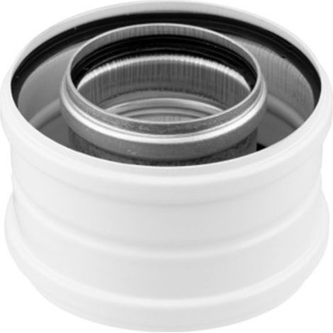 Manguito coaxial - 60 - 100mm, DISMOL.