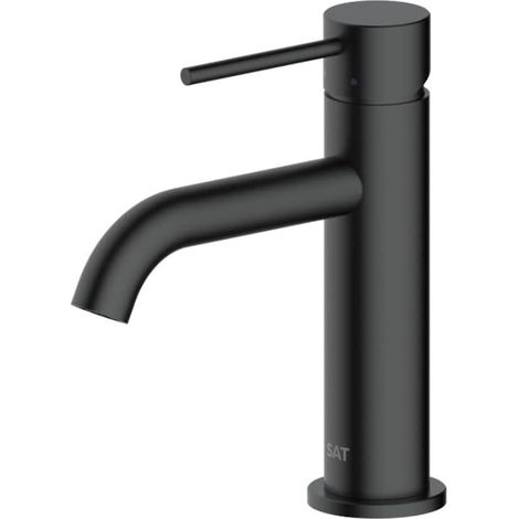 Swiss Aqua Technologies Aurum Stand-Waschtischmischer 16,5 cm, mit Hebel, ohne Ablaufgarnitur, mattschwarz (SATBAUR271C)