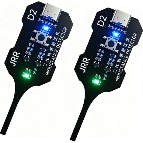 V2.0 Inductivity Tester, Accurate Electromagnetic Inductivity Tester, Type C Power Connector, Precision Diagnostic Device for Motherboard, Electronics and Repair (1/5)