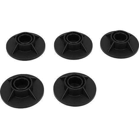 Lot de 5 pieds de support P61010 pour piscine hors sol ronde ou carrée en acier avec cadre en plastique et embouts de rechange. (1/5)