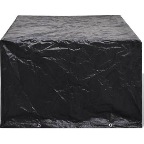 Garden furniture cover with 8 eyelets, 113x113x73 cm (1/4)