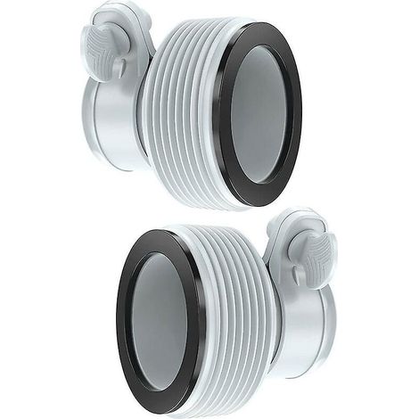 Set mit 2 Adaptern für 32-38 mm Filtrationspumpen, 1,25-1,5 Zoll Schlauchumrüstadapter für Filtrationspumpen (1/5)