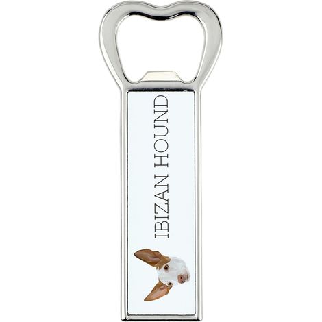Podenco Ibicenco - abridor de botellas con foto e inscripción para cerveza Art-Dog (1/5)