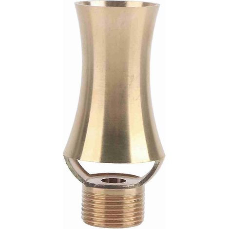 Buse d'arrosage Prodef en laiton, tête de fontaine en cèdre pour cascade et tour de glace (1/2'' et 3/4'') - Qualité supérieure (1/4)