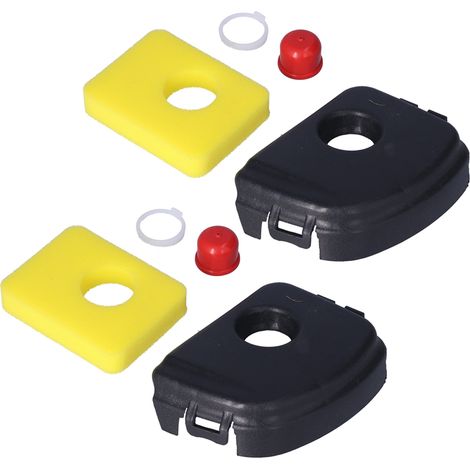 2 jeux de filtre à air pour tondeuse à gazon, couvercle de nettoyage, poire d'amorçage 595660 799579 594281 pour moteurs 08P500 (1/5)