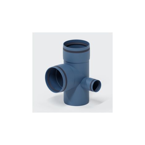 PO angle double branche POLO-KAL XS DN 110/110/50/87 degrés