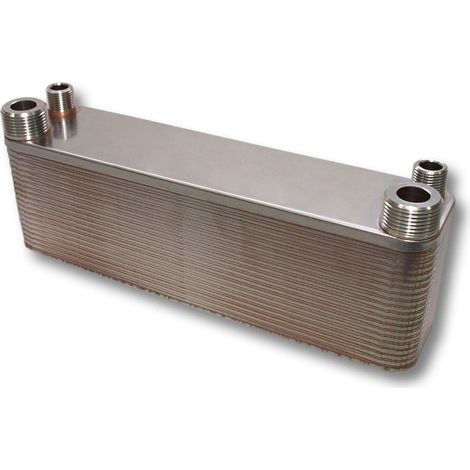 Échangeur de chaleur thermique acier inoxydable 50 plaques max 210 kw eau solaire