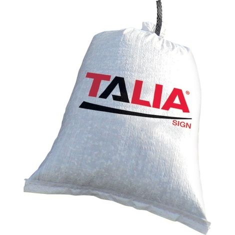 Taliaplast – Sac de lestage blanc 20 kg – Dimensions 35 x 60 cm – Polypropylène tissé – 520501 (1/3)