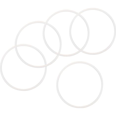 5pcs Silicone O Anneaux 75mm OD 3mm Largeur VMQ Étanchéité Blanc (1/5)