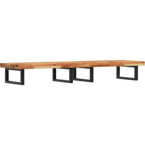 Maison Exclusive - Waschbeckenregal Wandmontage Stahl und Akazien
